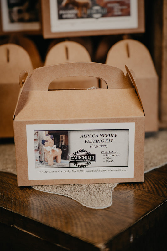 Alpaca Needle Felting Kit