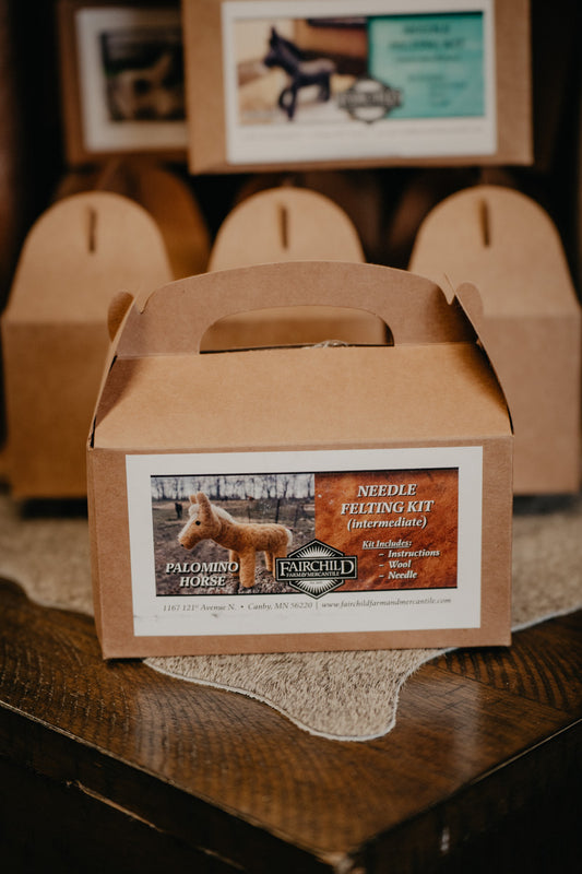 Palomino Horse Needle Felting Kit