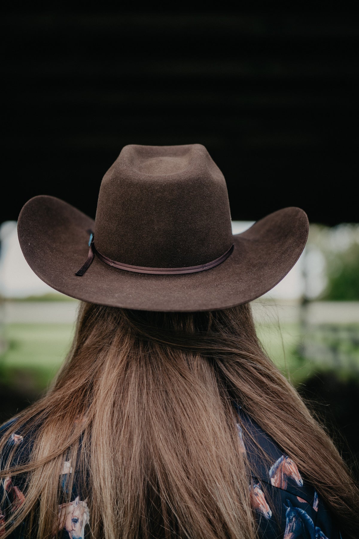 'CJ Barton' Resistol 5X Felt Chocolate Cowboy Hat