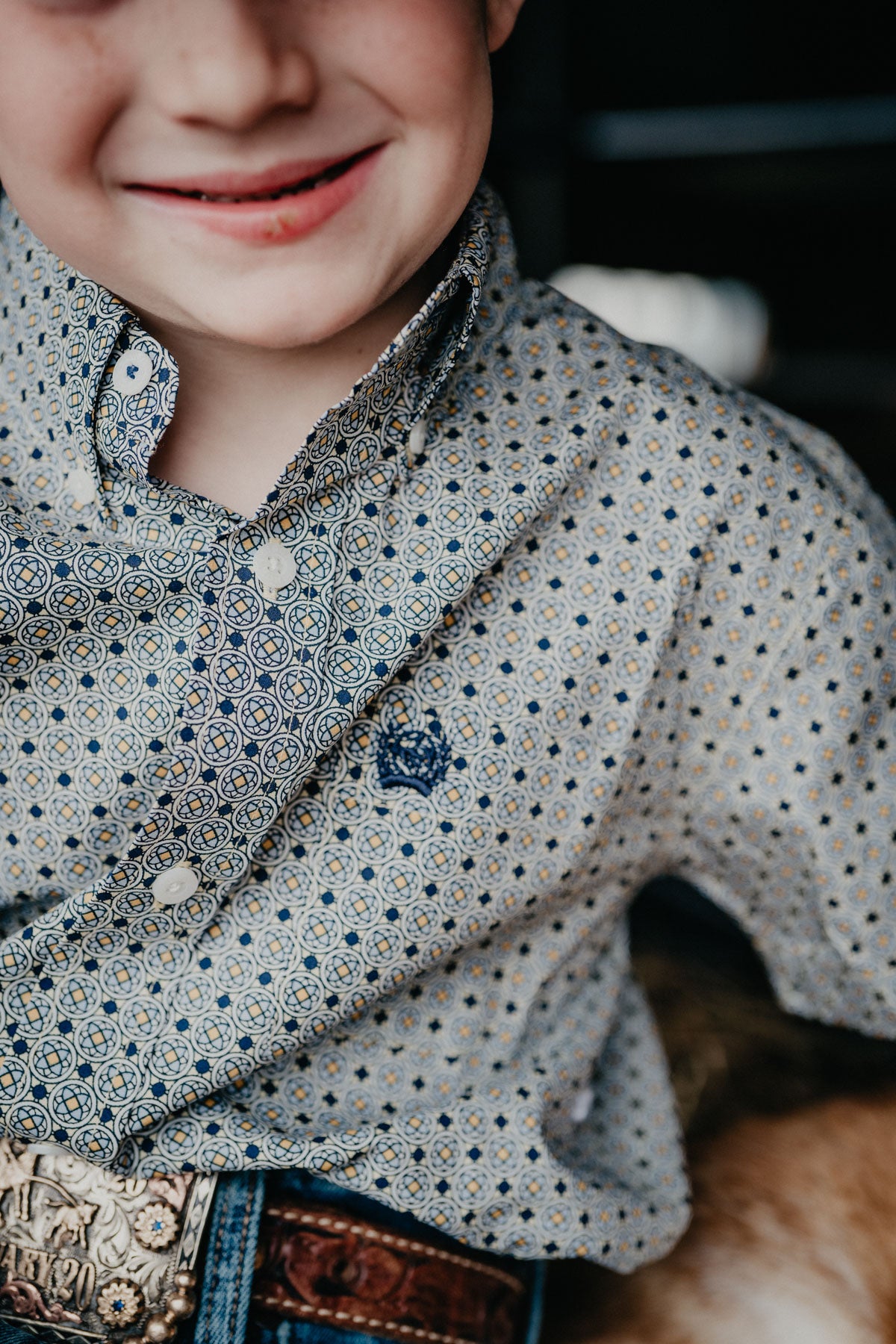 'Charley' Boy's CINCH Short Sleeve Button Down (S-XXL)
