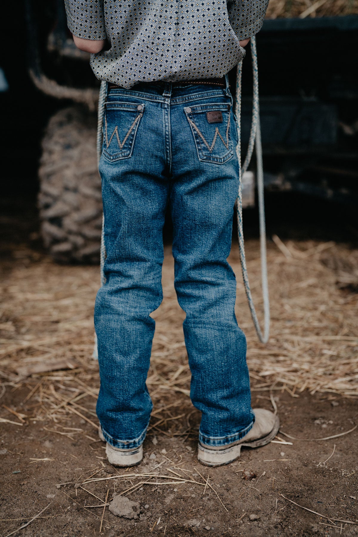 'Brody' Boy's Retro Bootcut Jeans by Wrangler (Slim & Reg. Fit)