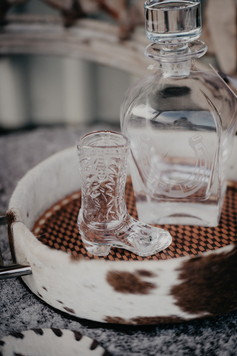 'Texas Sized' Cowboy Boot Shaped Shooter Glass