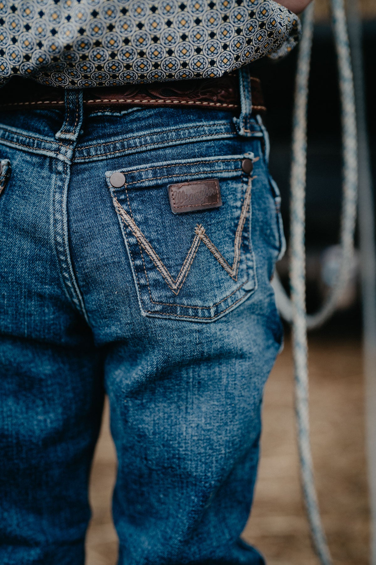 'Brody' Boy's Retro Bootcut Jeans by Wrangler (Slim & Reg. Fit)