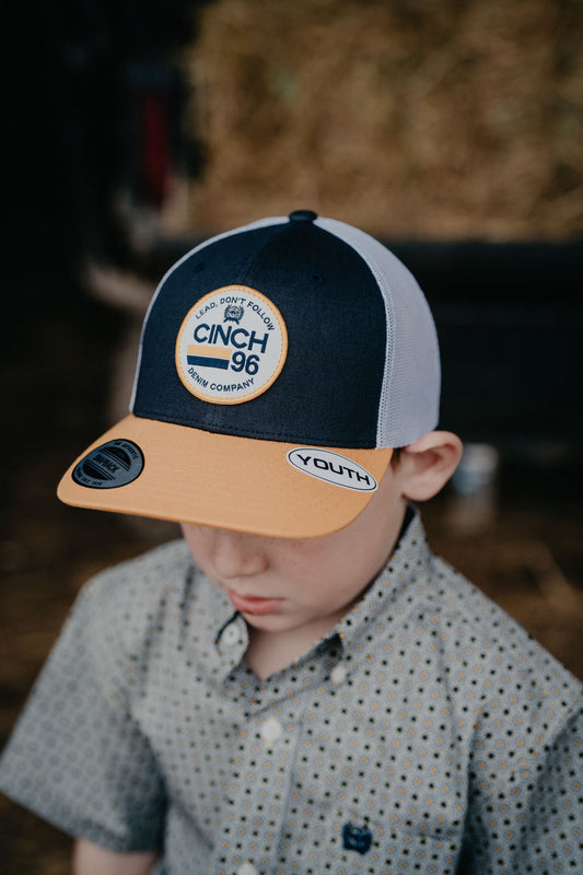 Boy's Navy CINCH Trucker Hat