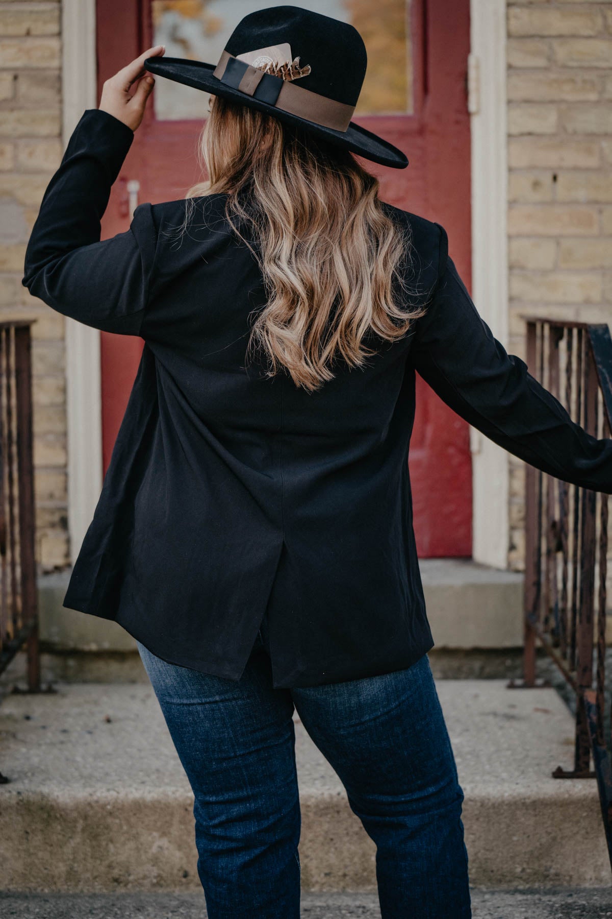 ‘Noir’ Black Boyfriend Fit Blazer (XS ONLY)