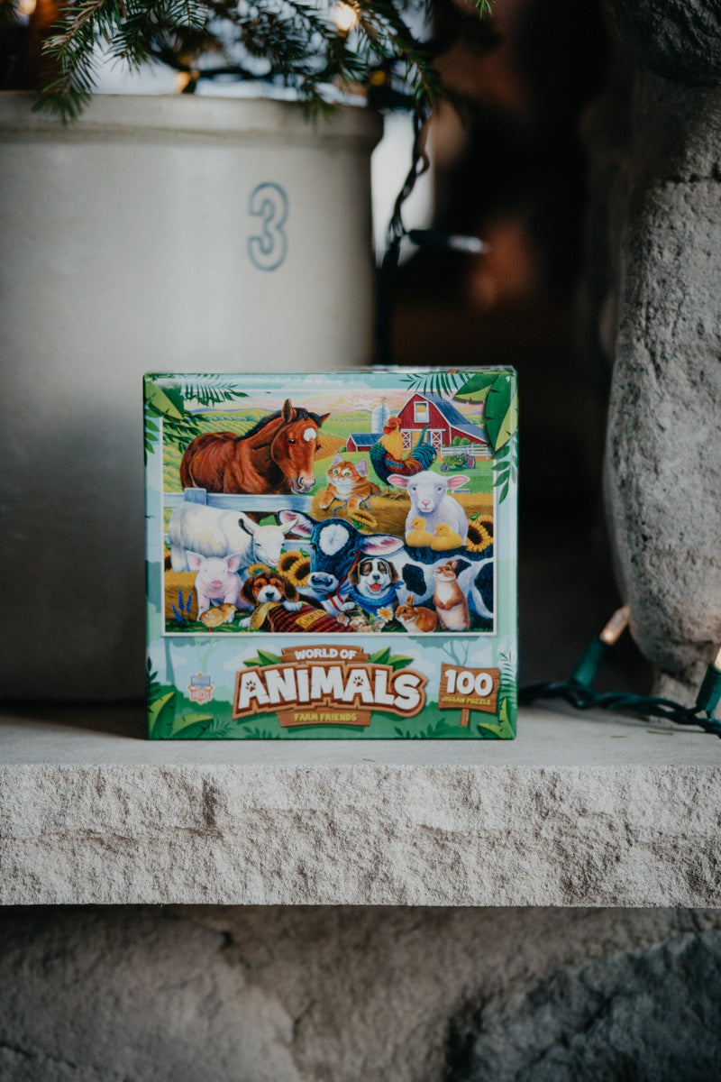 World of Animals -Farm Friends 100 Piece Puzzle