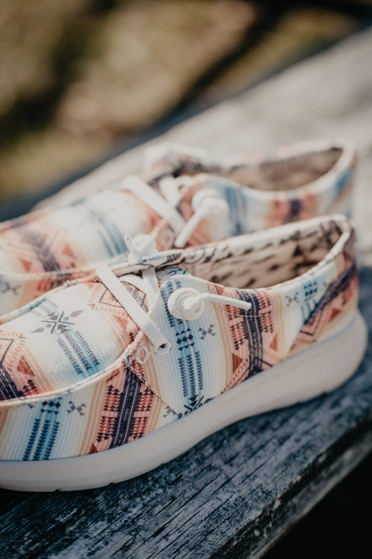 'Southwestern Sunset' Women's Ariat Casual Hilo Shoes (6-9 Only)