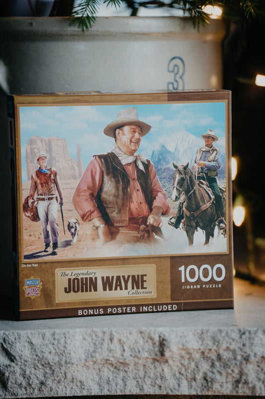 John Wayne Collection -On The Trail 1000 Piece Puzzle