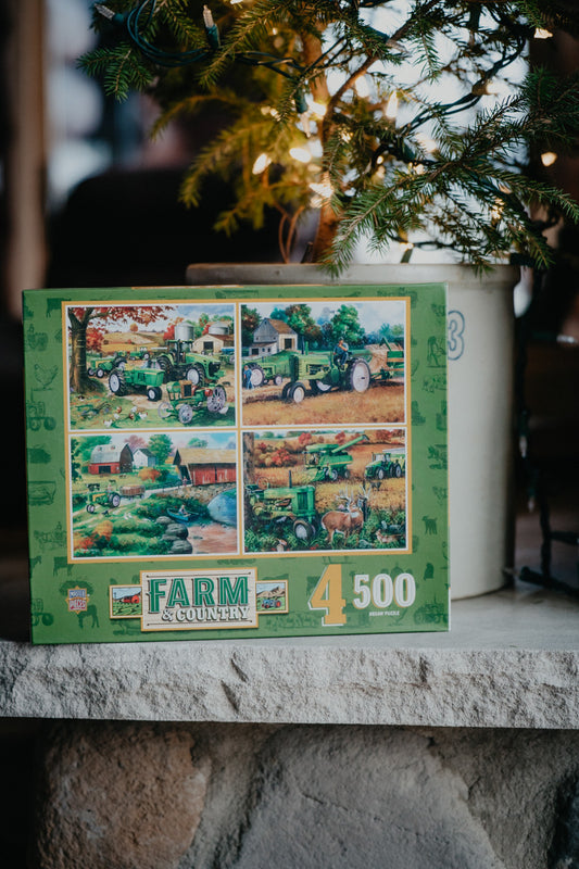 Farm & Country 500 Piece Puzzles 4 Pack