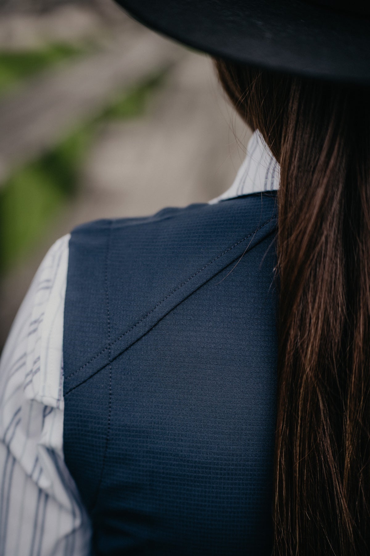 'Naomi' Women's Navy Soft Shell Vest by CINCH