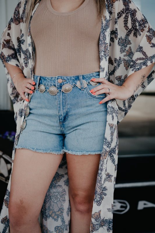 'Riyah' Wrangler 3.5" High Rise Cowboy Shorts (24-33)