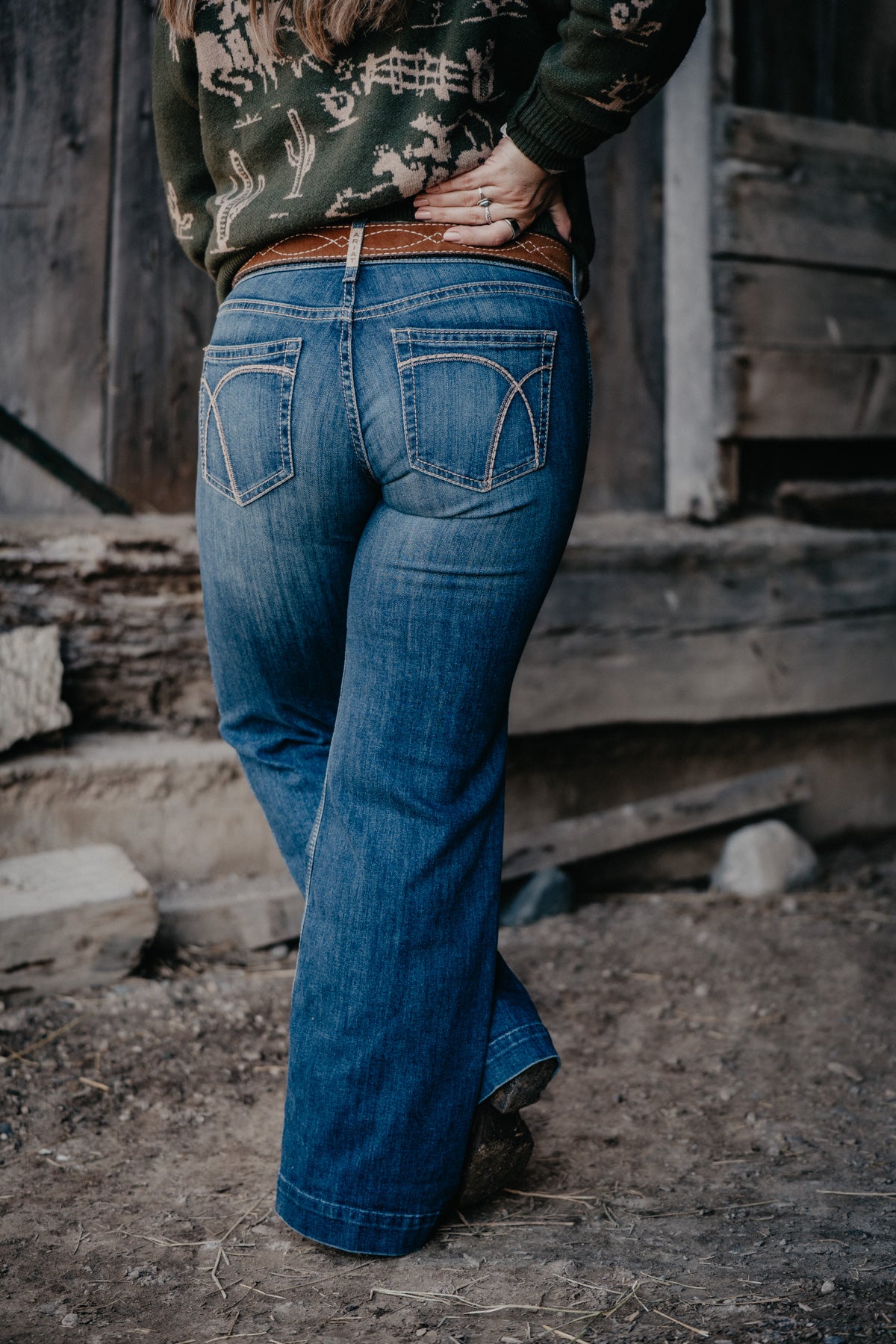 'Hasley' Mid Rise Slim Trouser Jean by Ariat (30S Only)