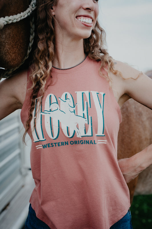 'Wild Ride' Women's Mauve Tank Top by Hooey (S-XXL)