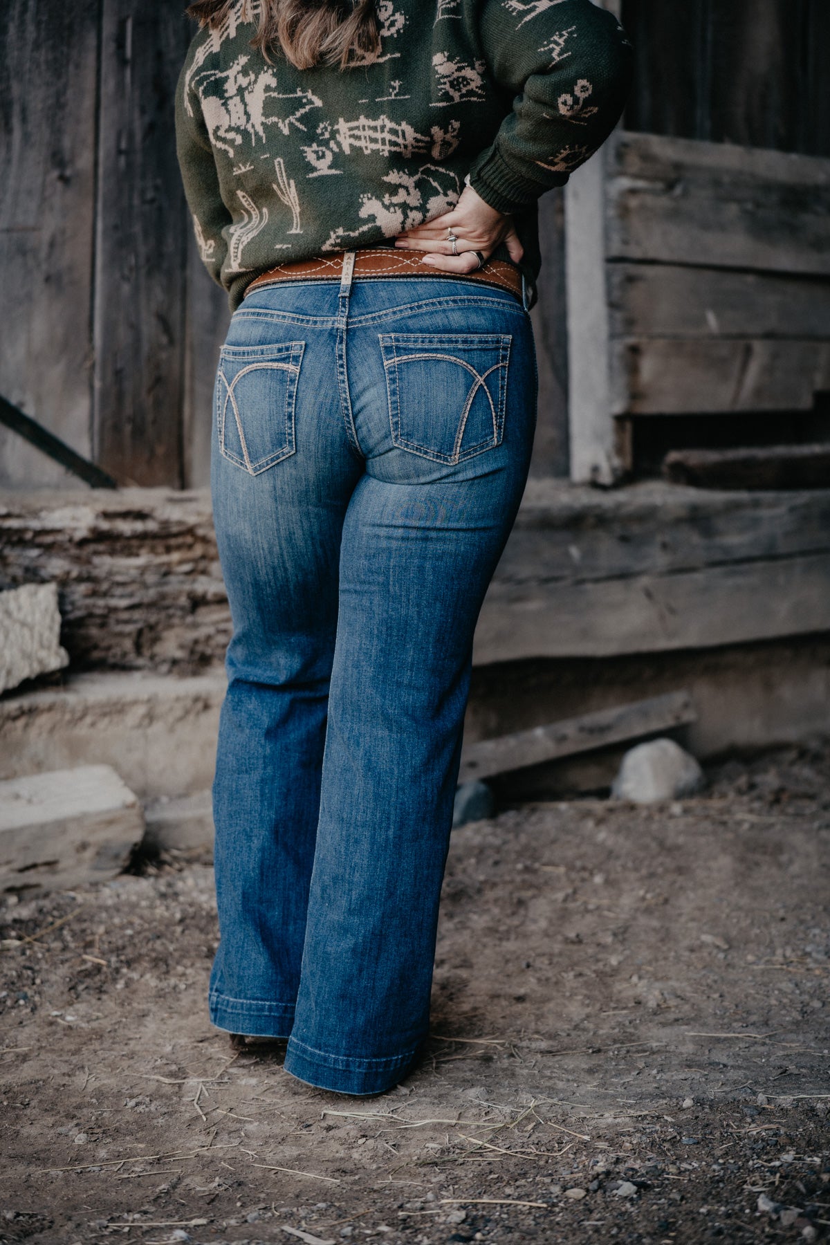 'Hasley' Mid Rise Slim Trouser Jean by Ariat (30S Only)