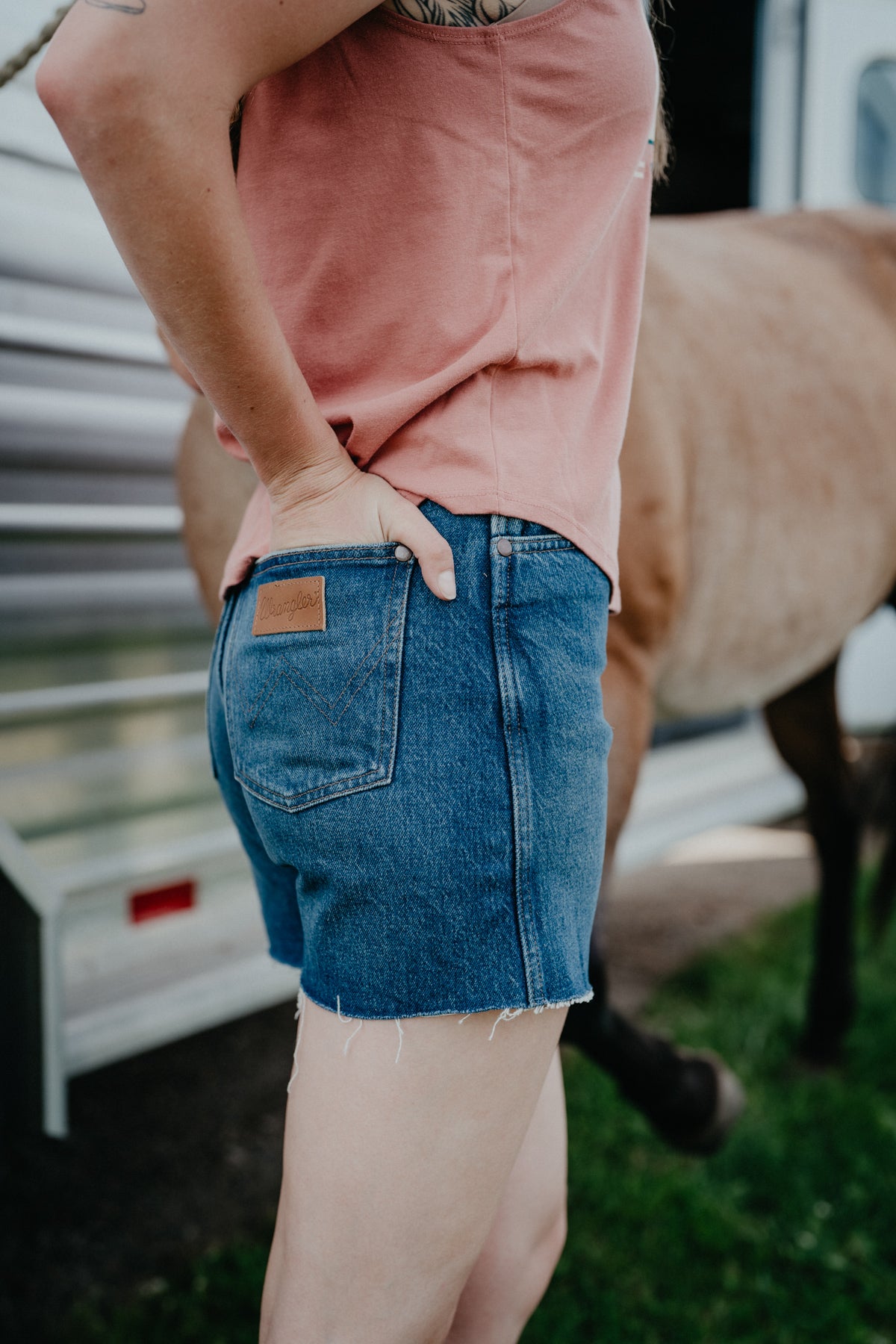 'Daisy' Wrangler Cowboy Short 5.5" Inseam (24-33)