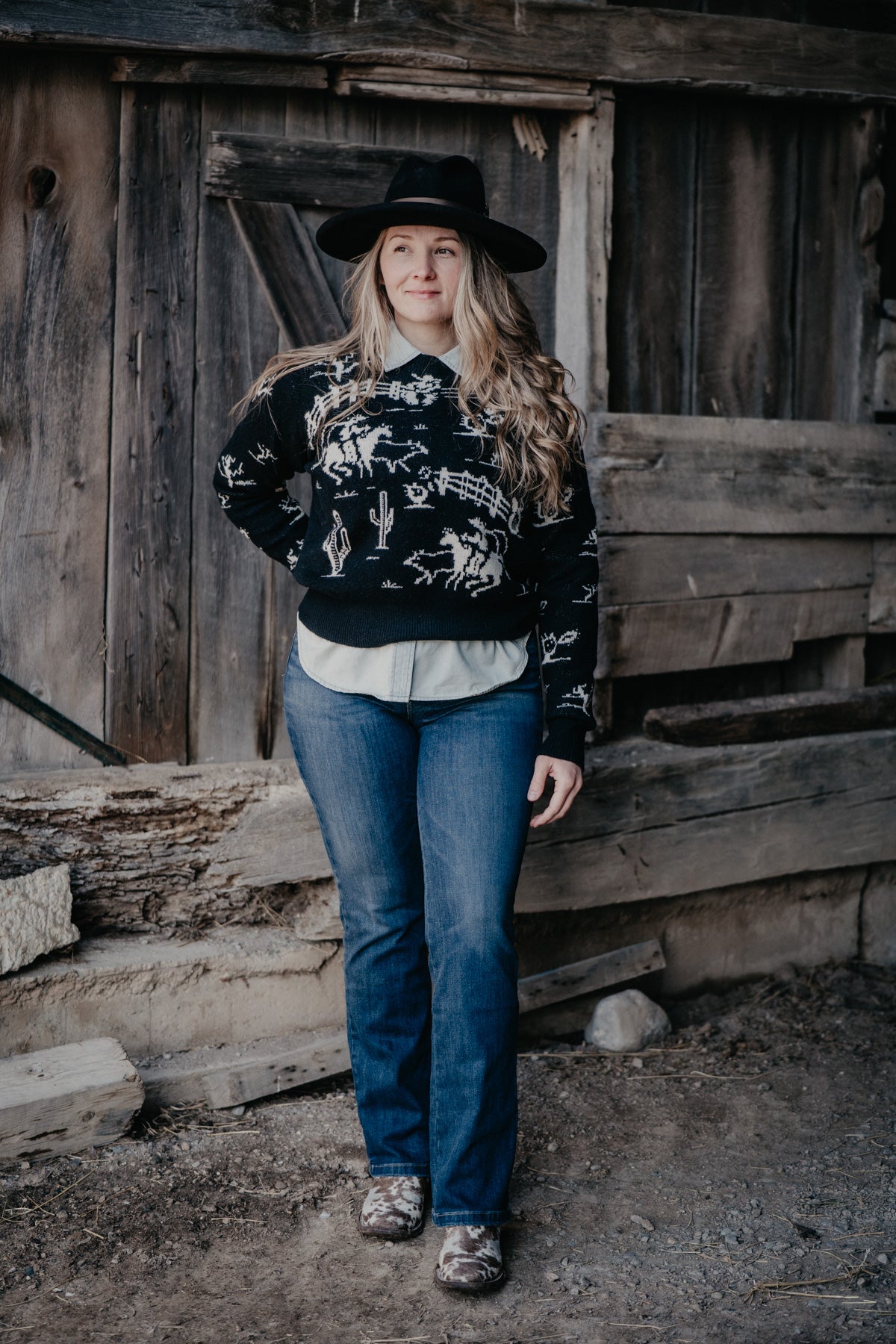 'Freeman' Rodeo Quincy Knit Sweater (2 Colours S/M-L/XL)