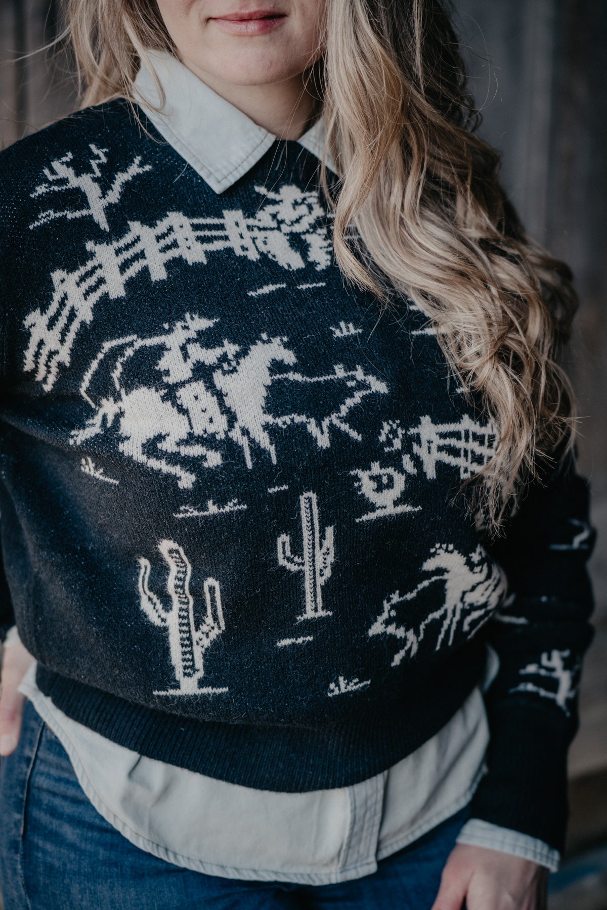 'Freeman' Rodeo Quincy Knit Sweater (2 Colours S/M-L/XL)