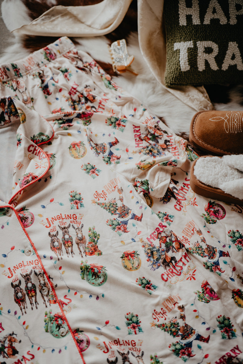 'Ho Ho Howdy' Pajama Set (S-XL)