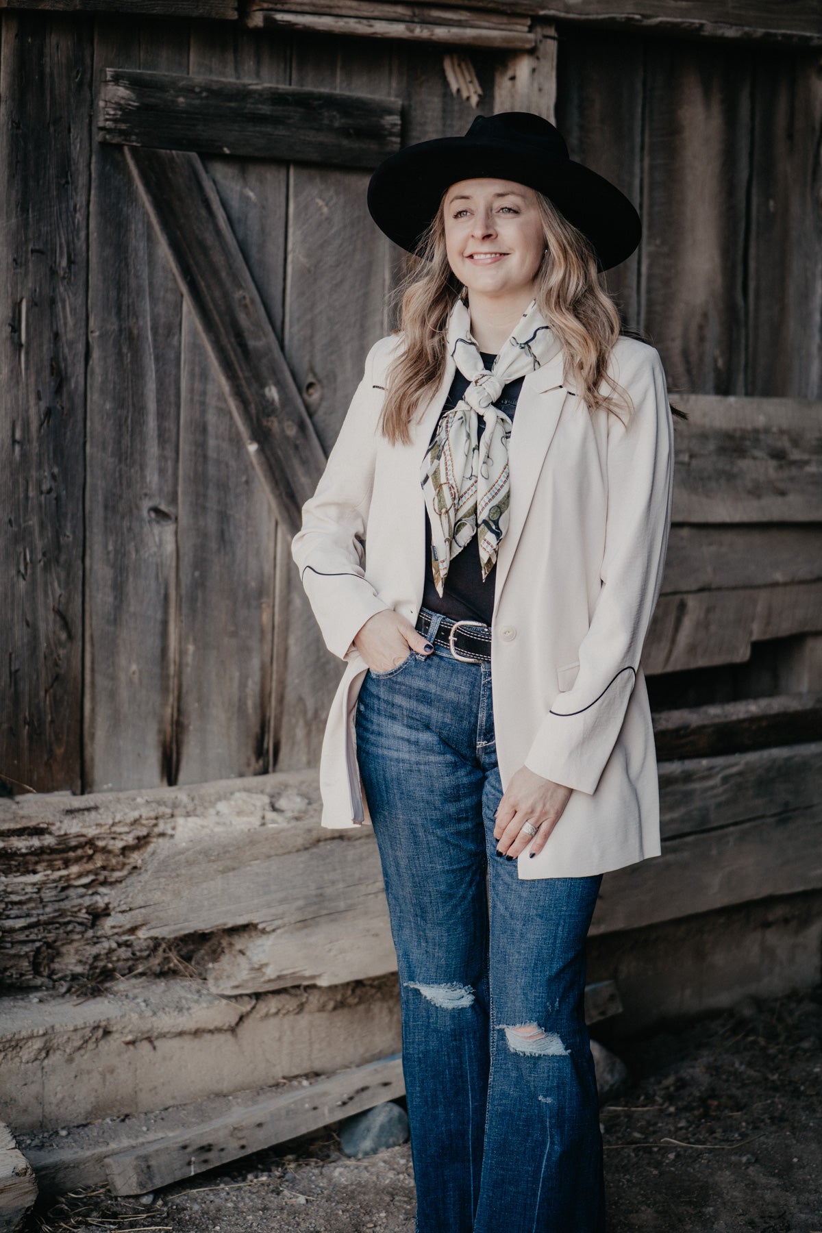 'Parton' Women's Blazer Summer Sand (XS-M)