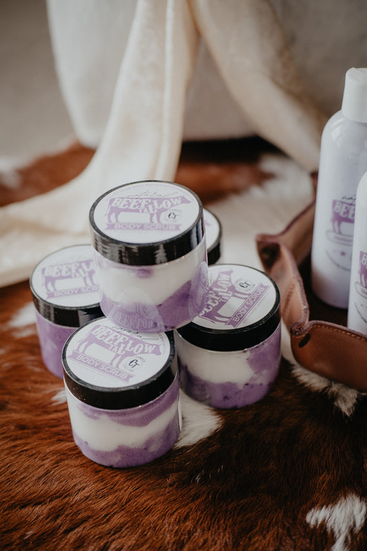 Beef Tallow Lavender Body Scrub