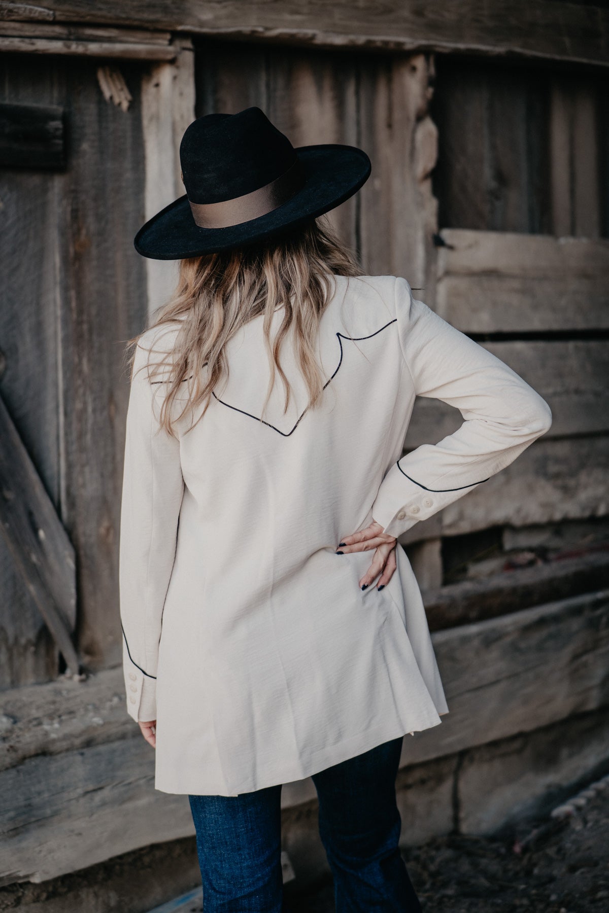 'Parton' Women's Blazer Summer Sand (XS-M)