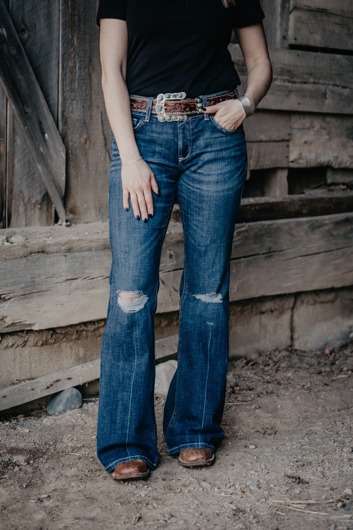 'Florence' Perfect Rise Flare Jean by Ariat (29S Only)