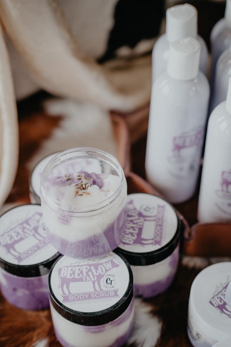 Beef Tallow Lavender Body Scrub
