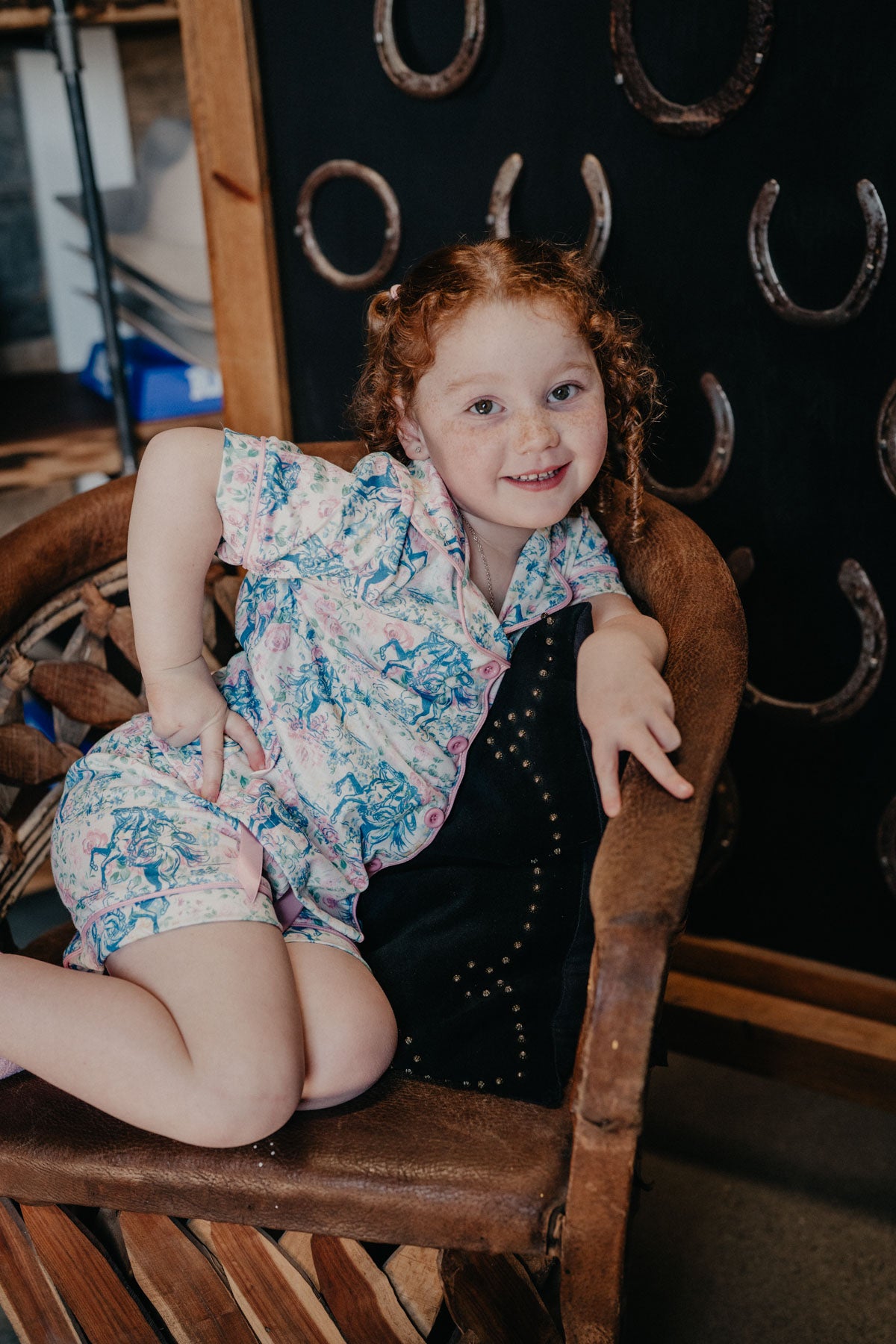 'Hadlee' Floral Frontier Girls PJs (6-12M to 7T)