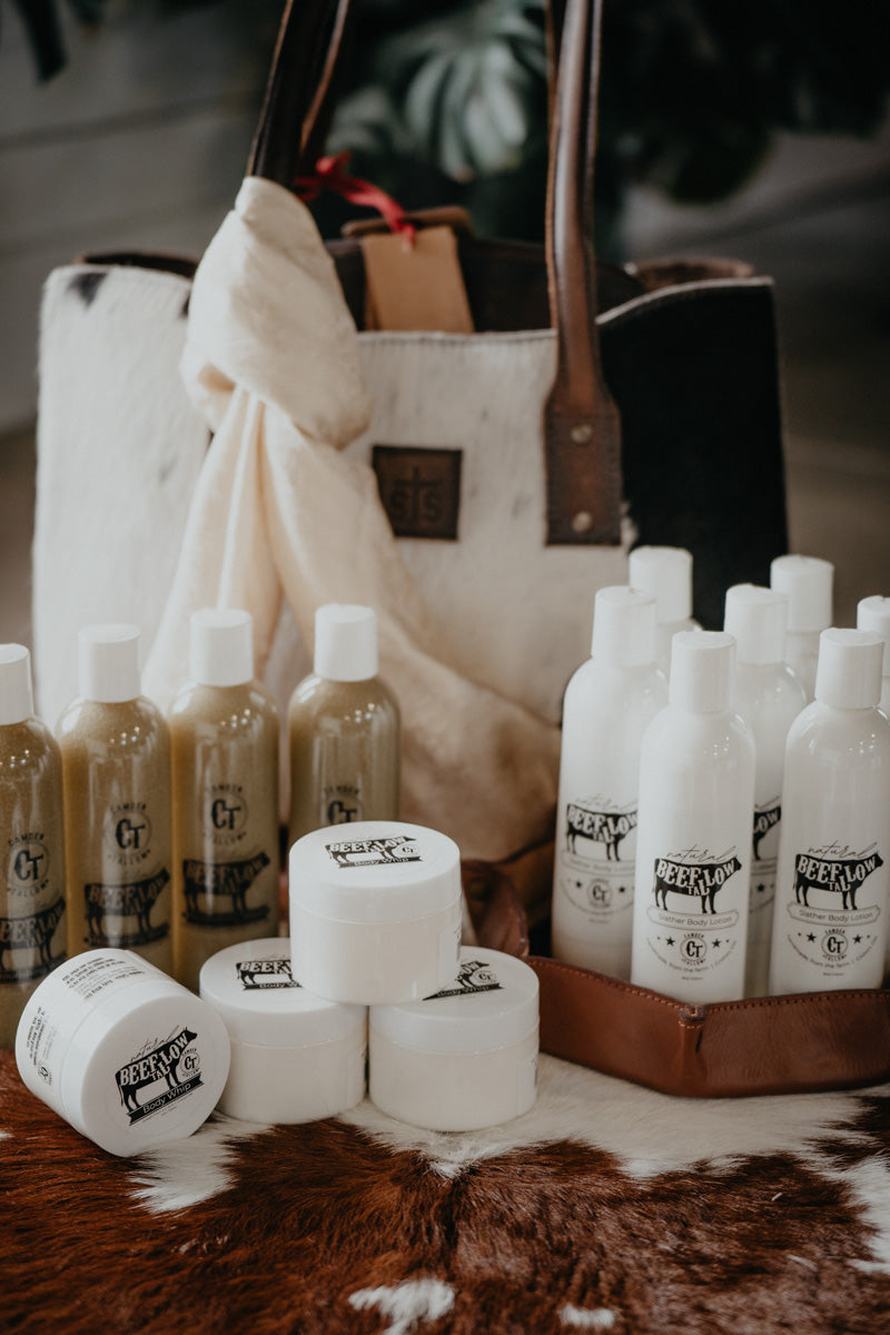 Beef Tallow Slather Lotion 8oz (Lavender or Unscented)