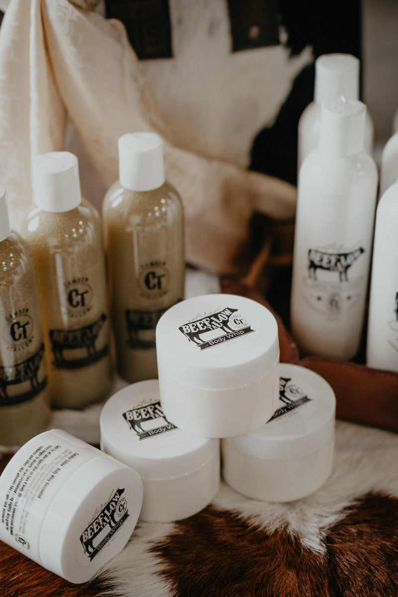 Beef Tallow Body Whip 4oz (Lavender or Unscented)