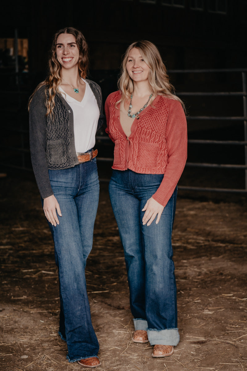 'Dallas' Sweater Cardigan by Rock and Roll Denim (XS-XXL, Two Colours)