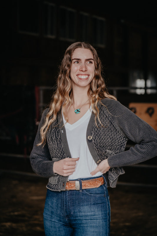 'Dallas' Sweater Cardigan by Rock and Roll Denim (XS-XXL, Two Colours)