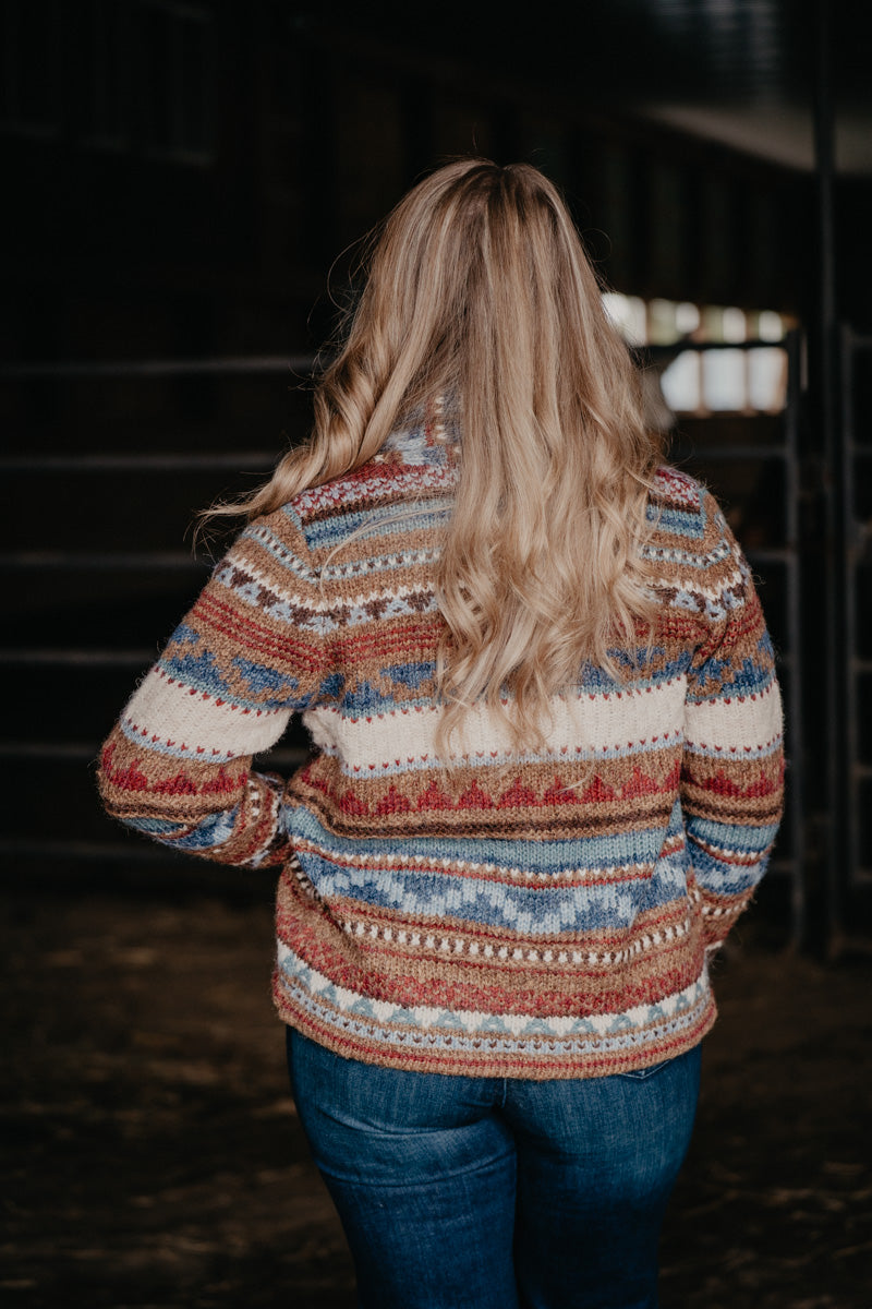 'Scottie' Aztec Knit Cardigan with Tassel and Concho Detail (S-XXL)