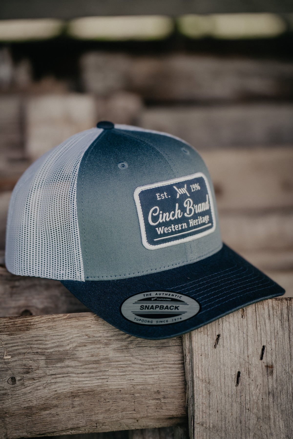 'Western Heritage' Steal Grey Trucker Hat by CINCH