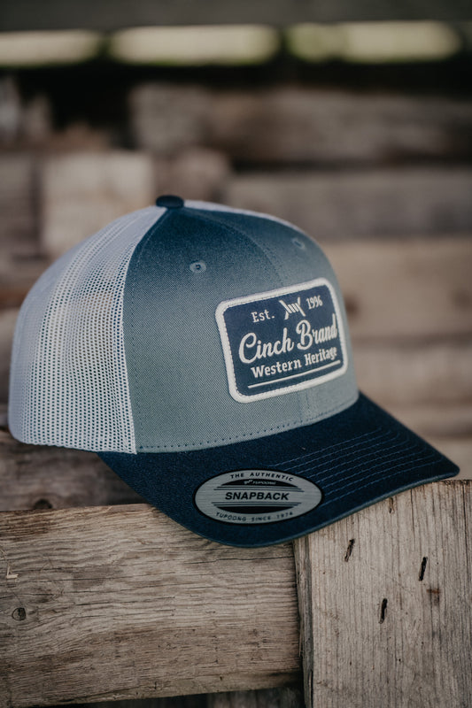 'Western Heritage' Steal Grey Trucker Hat by CINCH