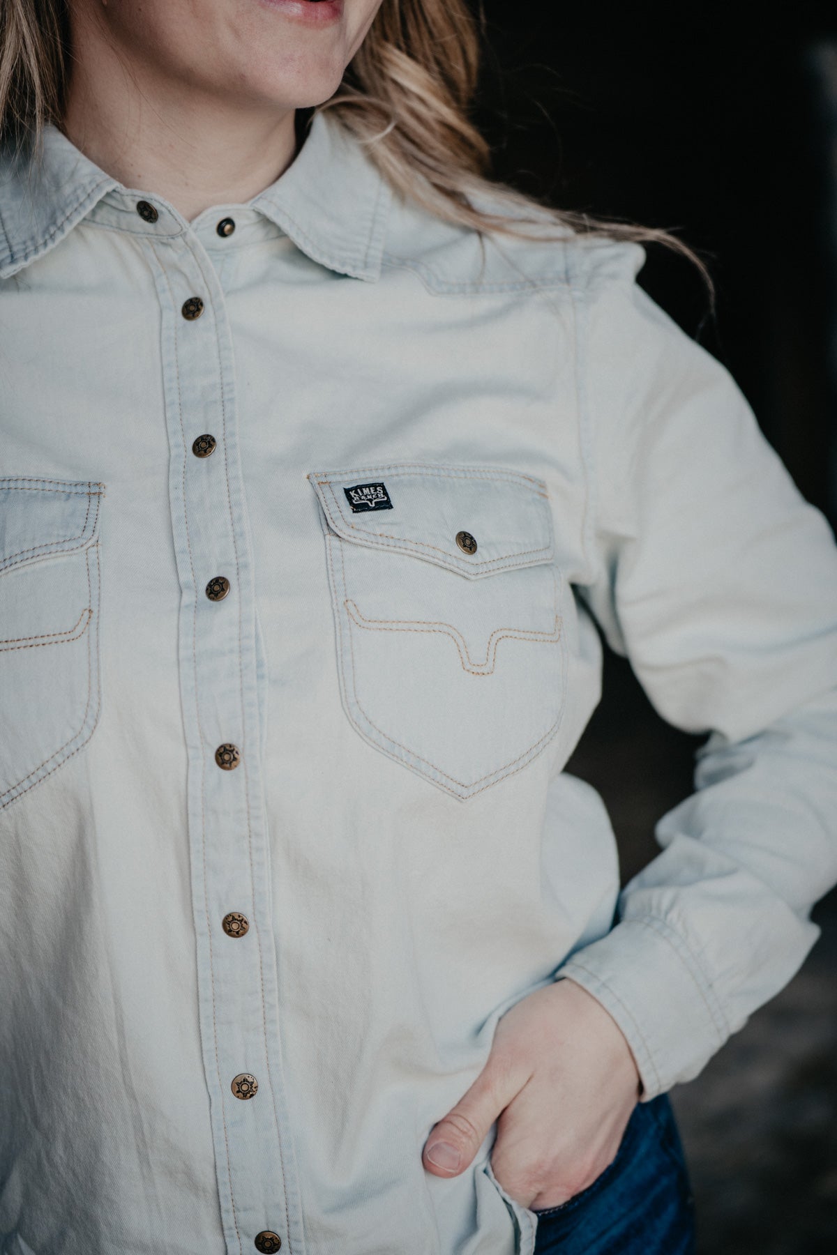 'Jane' Women's Kimes Ranch Denim Button Up (2 Colours; S - XXL)