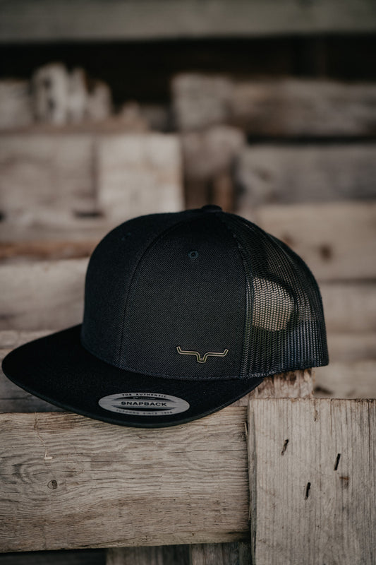 'Folsom' Kimes Ranch Trucker Hat - Black