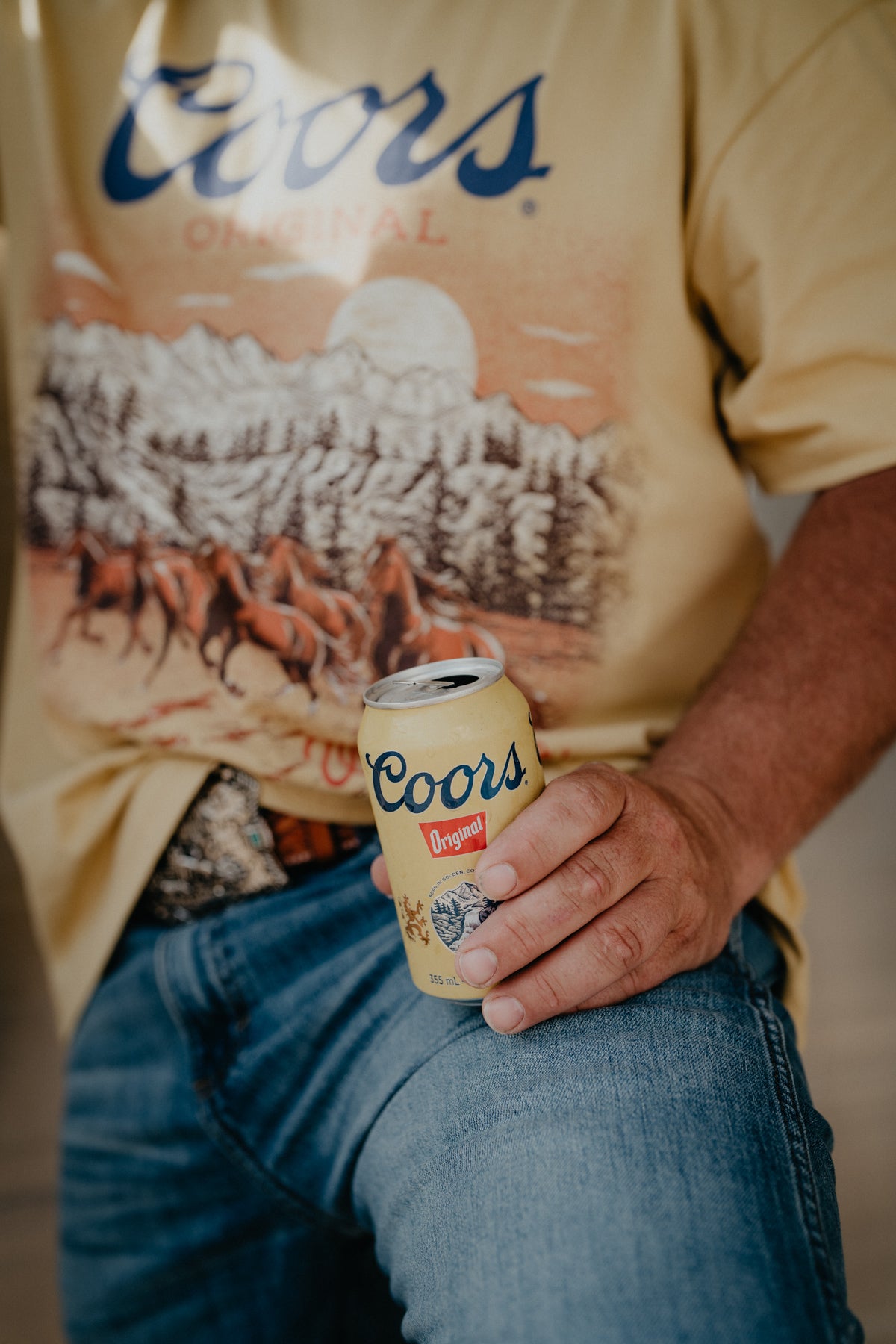 'Coors Mountain' Wrangler X Coors T-Shirt (XS-XXL)