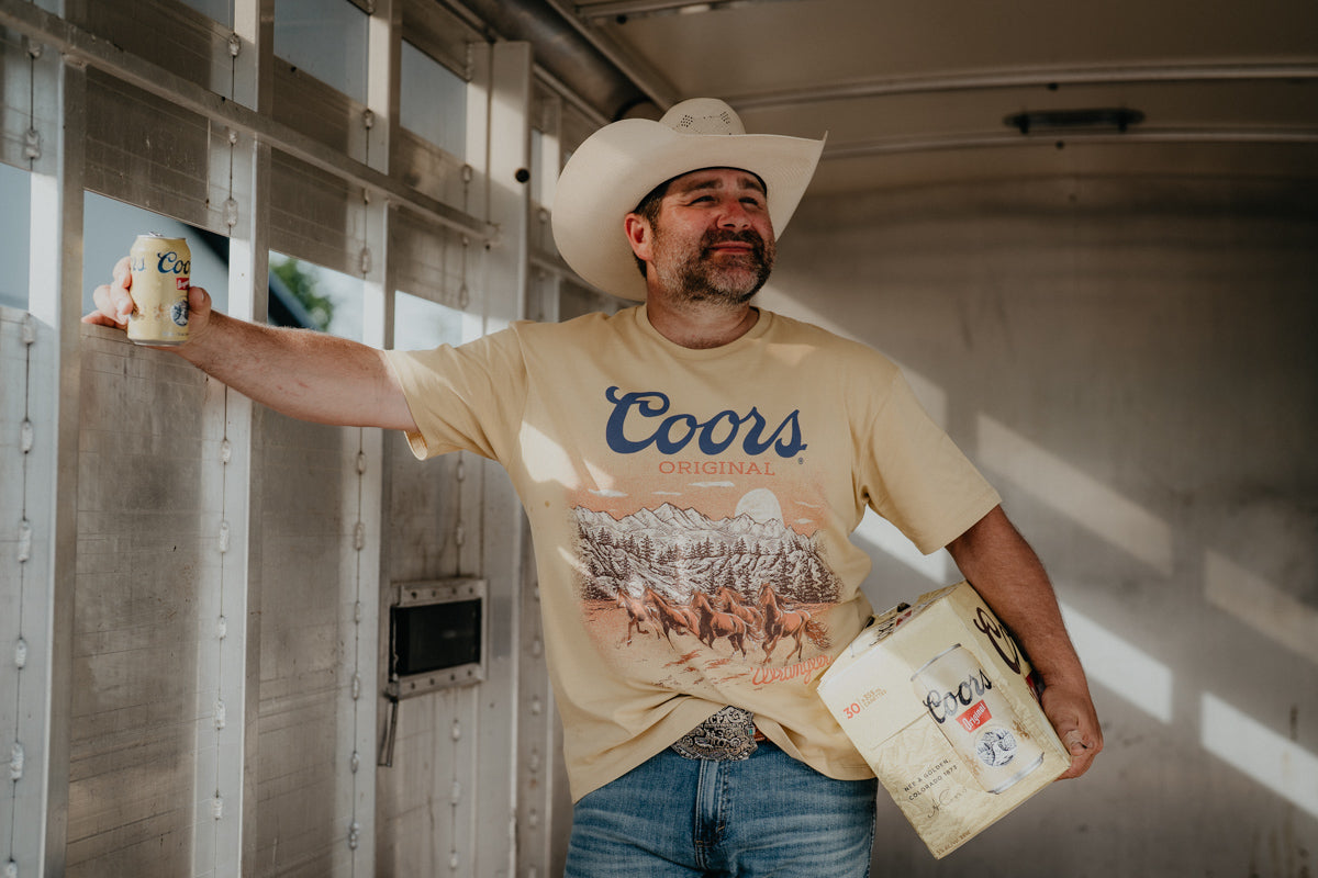 'Coors Mountain' Wrangler X Coors T-Shirt (XS-XXL)
