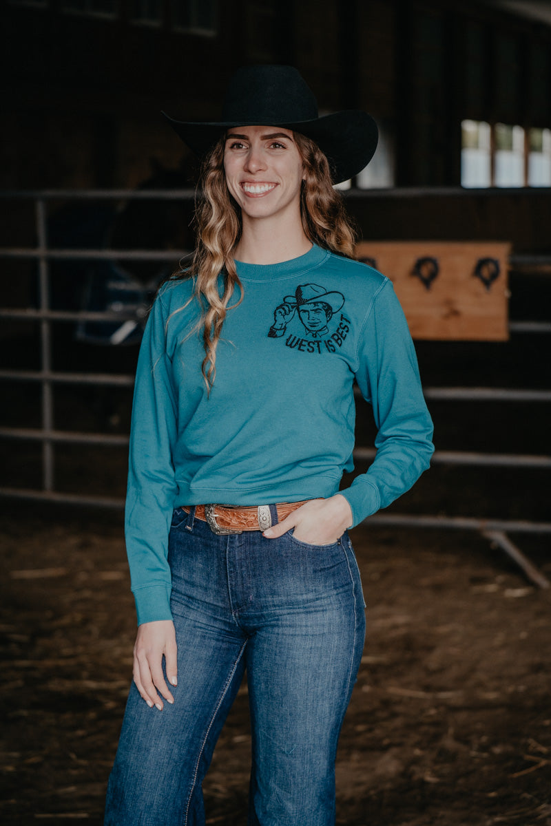 'Josie' Women's Essential Sendero West is Best Sweatshirt (XS-XXL)