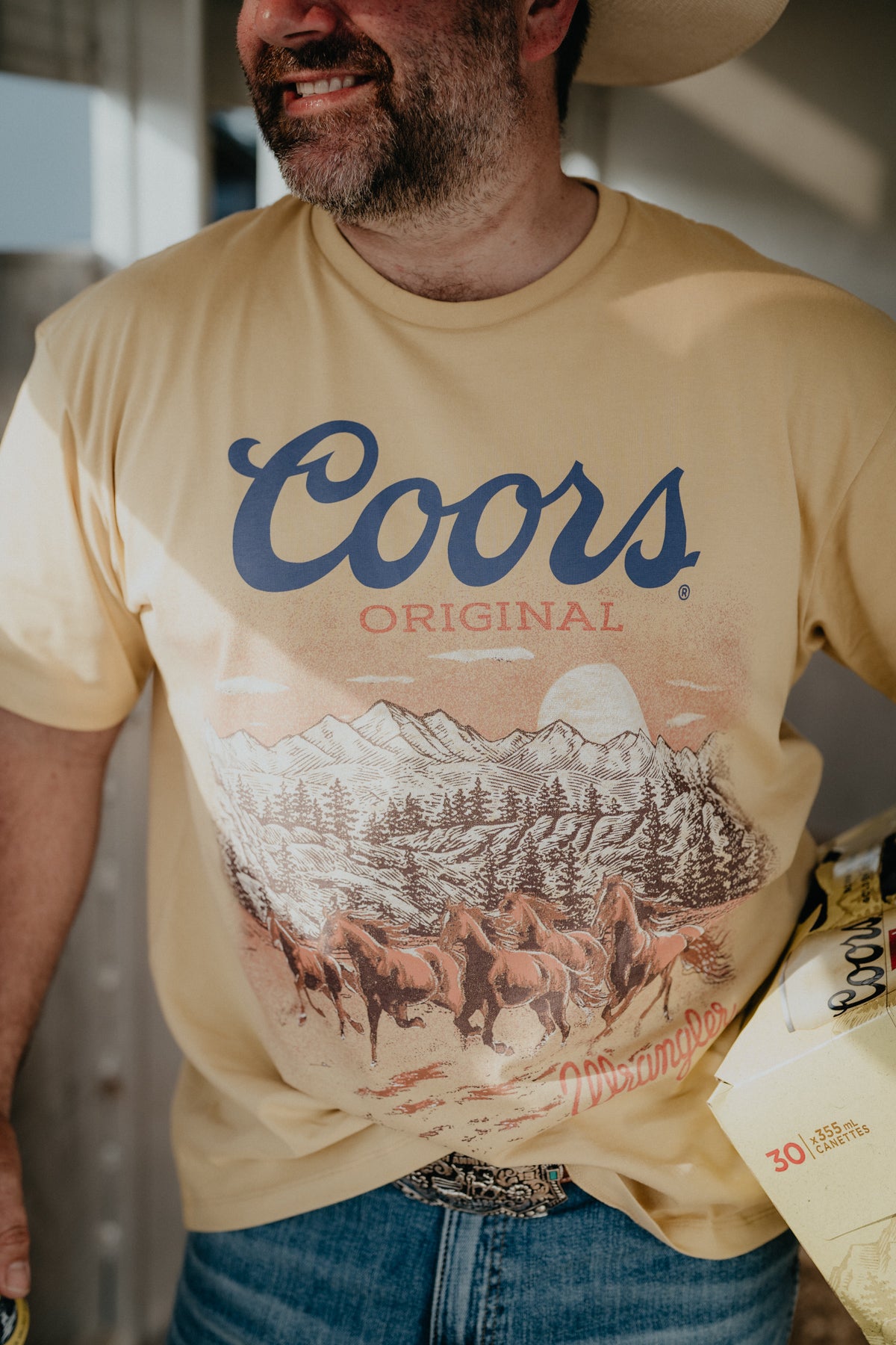 'Coors Mountain' Wrangler X Coors T-Shirt (XS-XXL)
