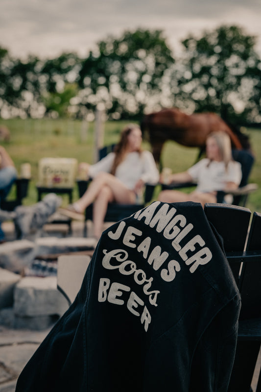 'Pinnacle' Wrangler X Coors Black Jacket (XL & XXL Only)