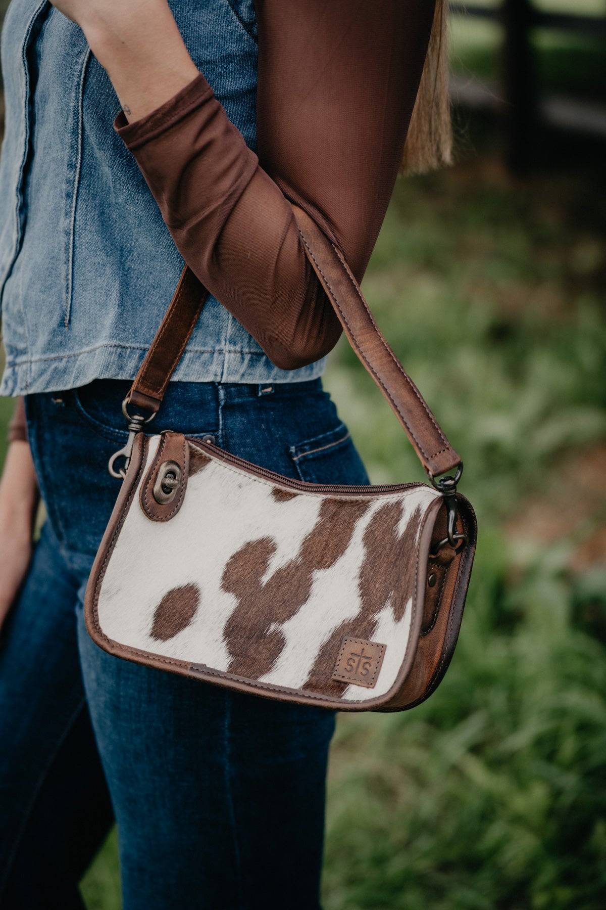 'Emmy' Cowhide Purse