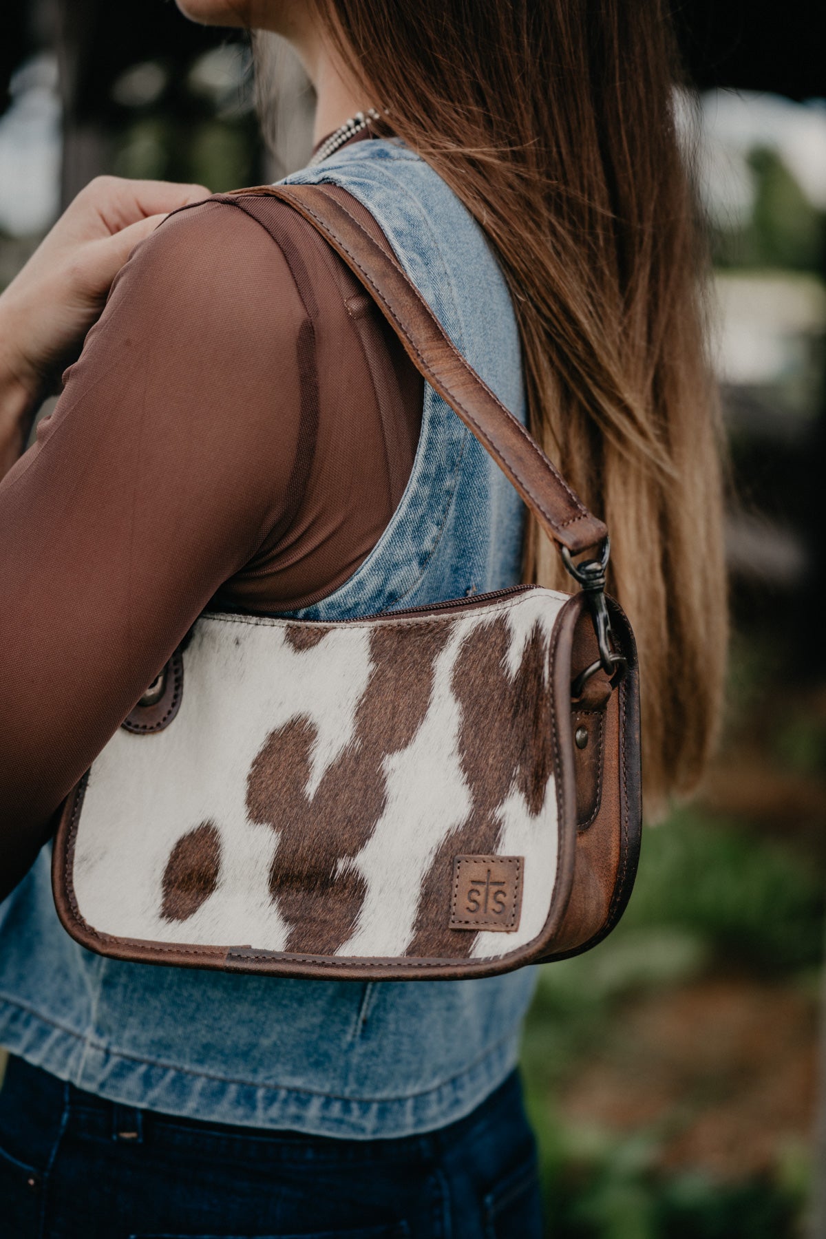 'Emmy' Cowhide Purse