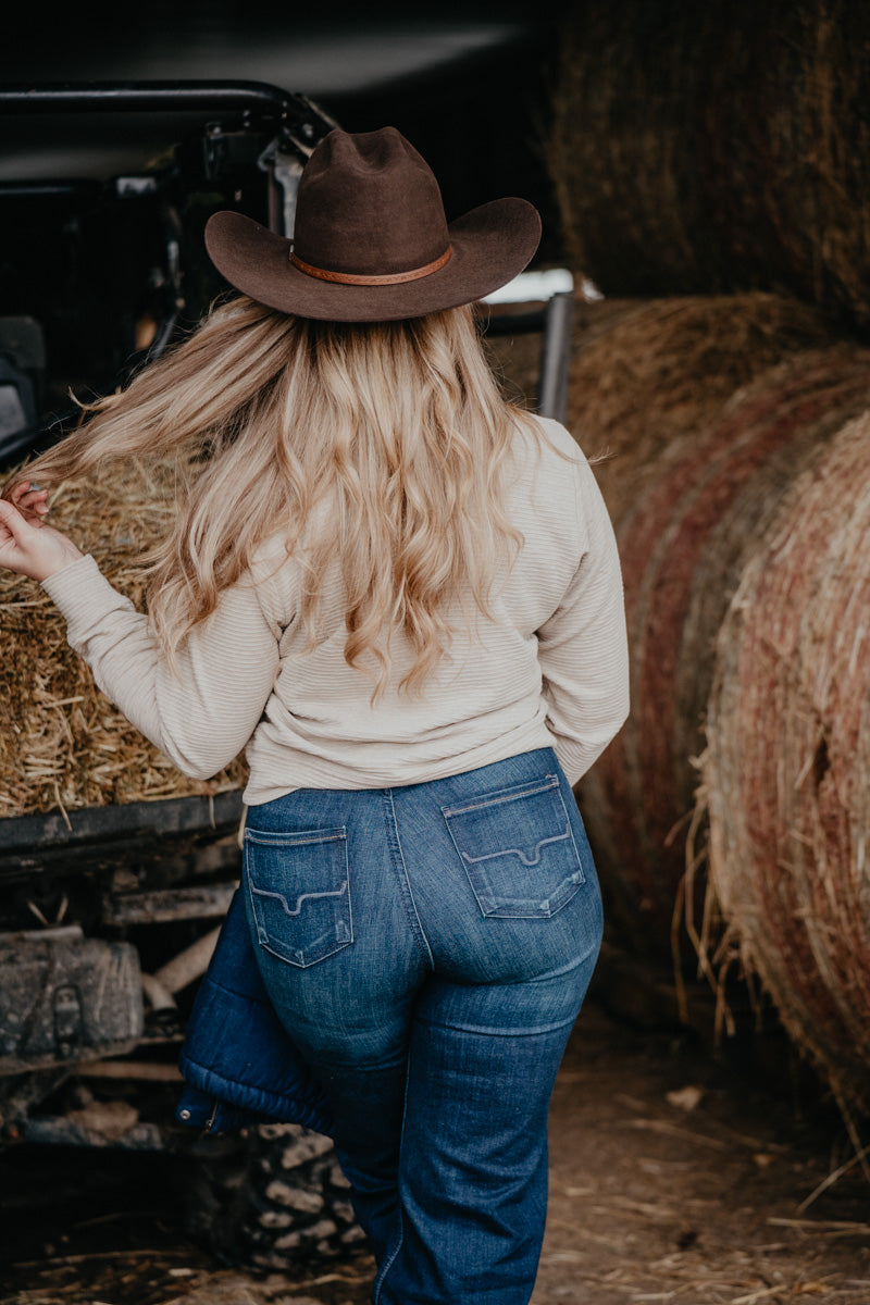 'High Noon' Women's Ariat Textured 1/2 Zip Sweater (XS-XXL)