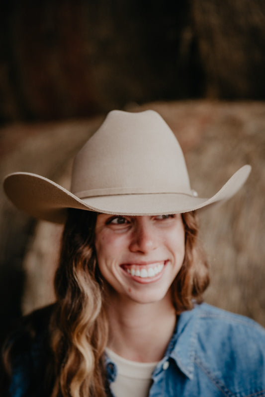 'Corral' 4X Felt Cowboy Hat by Stetson (Silver Sand)