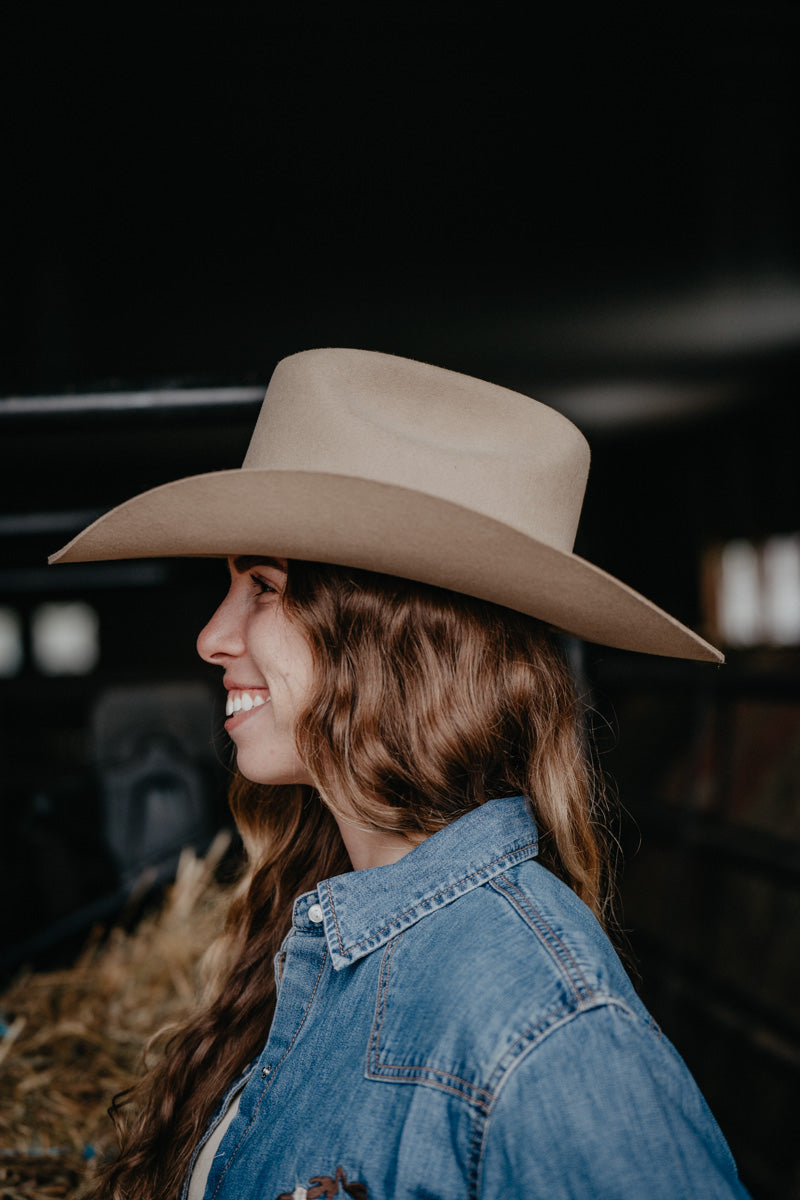 'Corral' 4X Felt Cowboy Hat by Stetson (Silver Sand)