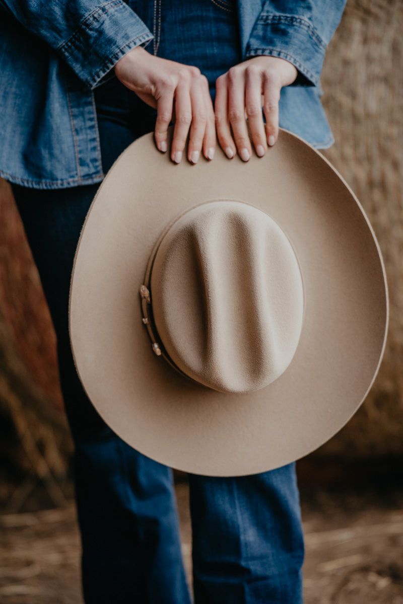 'Corral' 4X Felt Cowboy Hat by Stetson (Silver Sand)