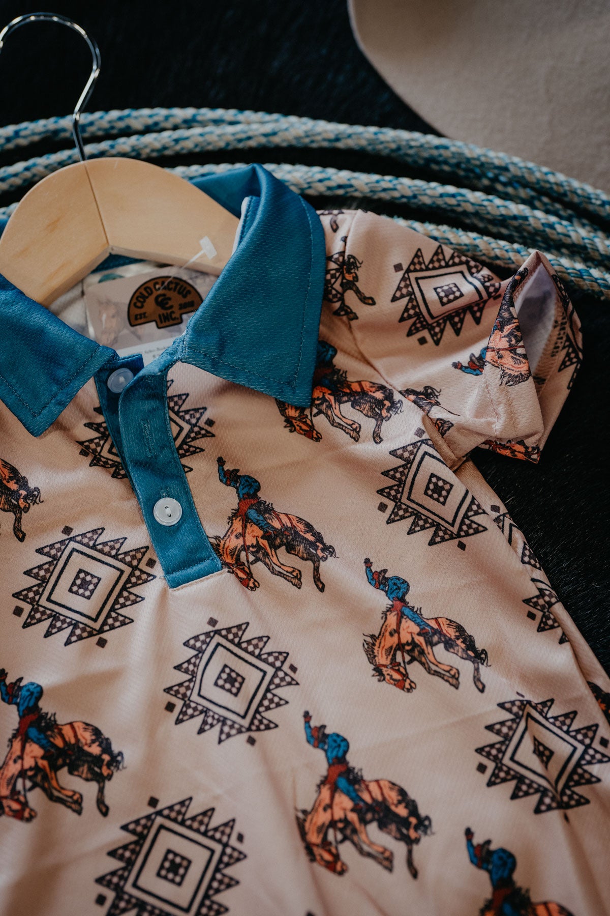 Aztec Bucking Horse Romper (3-6M to 2T)