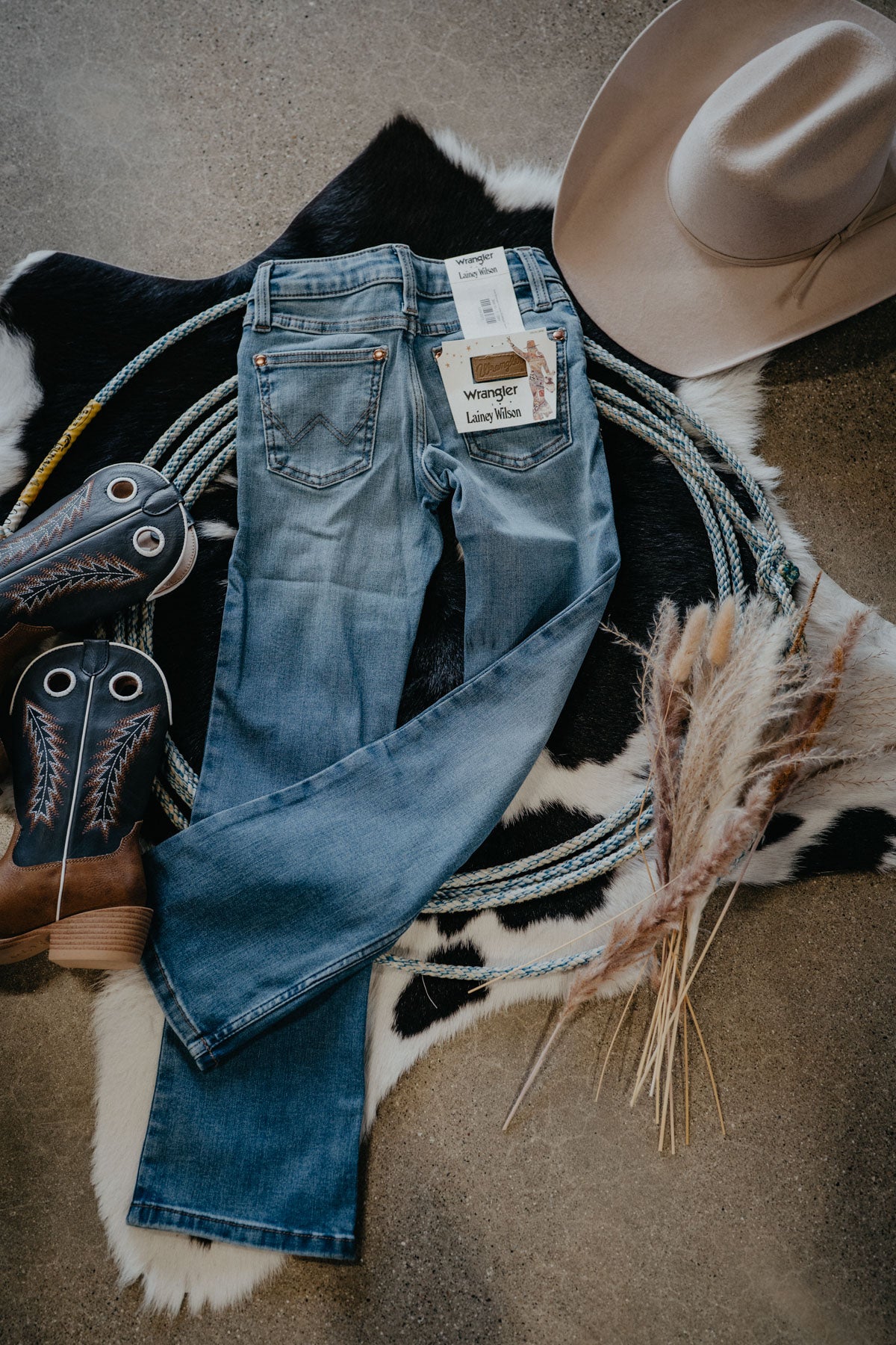 Girls Wrangler X Lainey Bootlegger Jeans